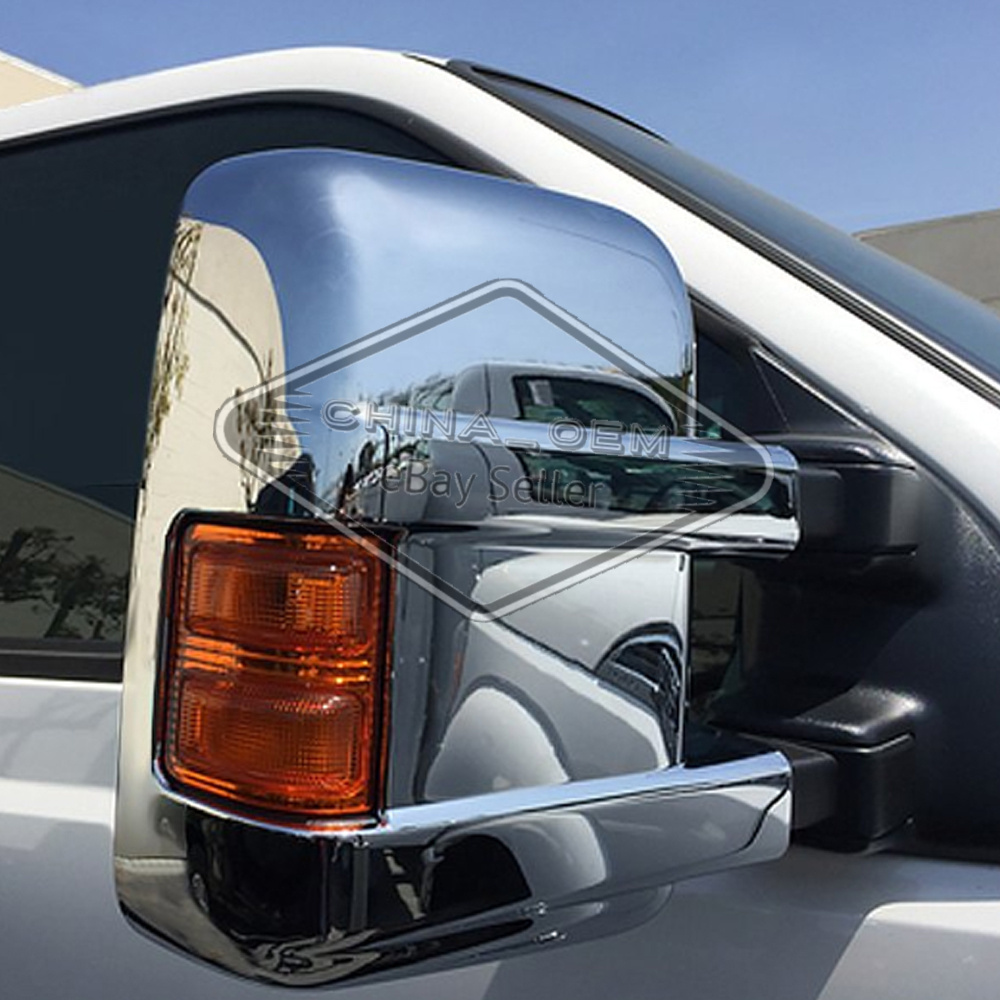 Chrome Full Mirror Covers For Ford Super Duty F250 F350 F450 2008 2009