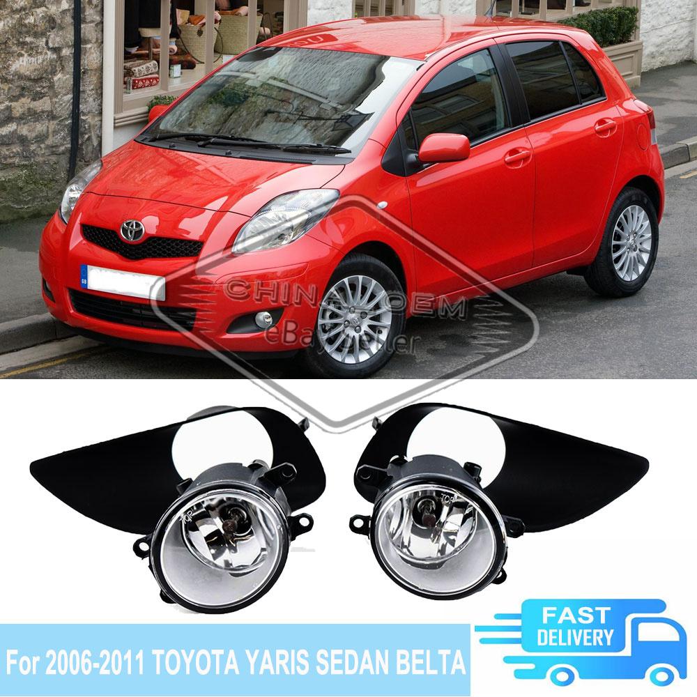 For 2006 2007 2008 2010 2011 TOYOTA YARIS SEDAN BELTA VIOS Fog Lights
