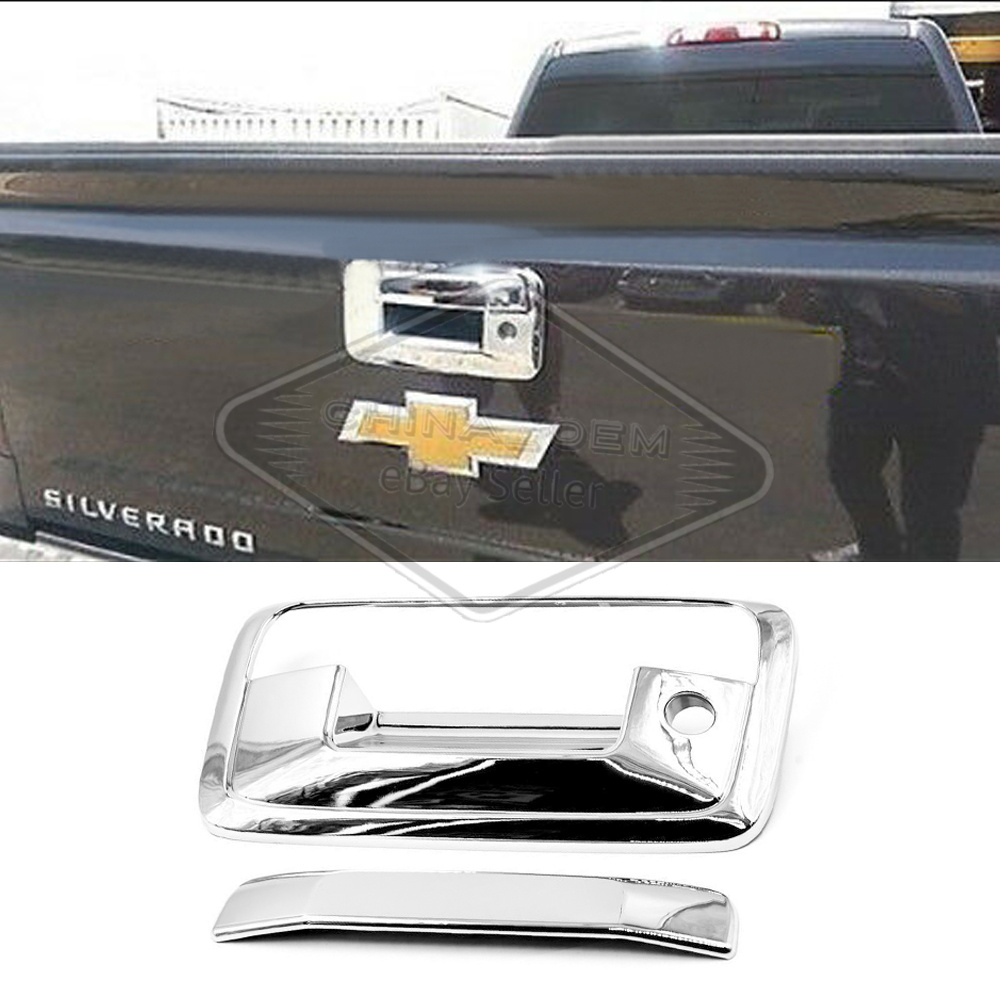 1x For 20152017 Chevy SILVERADO 1500/2500/3500 Chrome Rear Tailgate