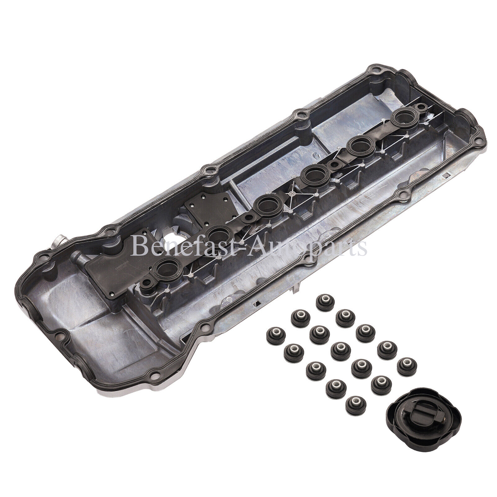 FILEMOTO Aluminum Valve Cover Kit For BMW M52/M54 – Includes Gasket, Bolts, & Cap