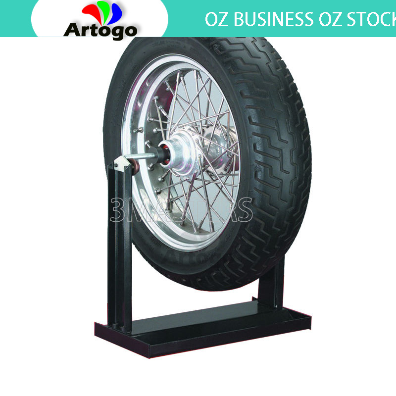 MOTORCYCLE STATIC WHEEL BALANCER TIRE STAND STREET TRUING STAND