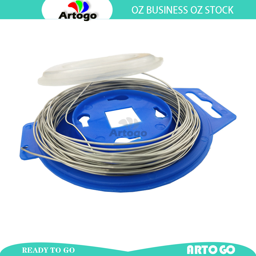 Stainless Steel Wire Safety Lock Locking Tie Roll Spool 0.8mm x 25' (7