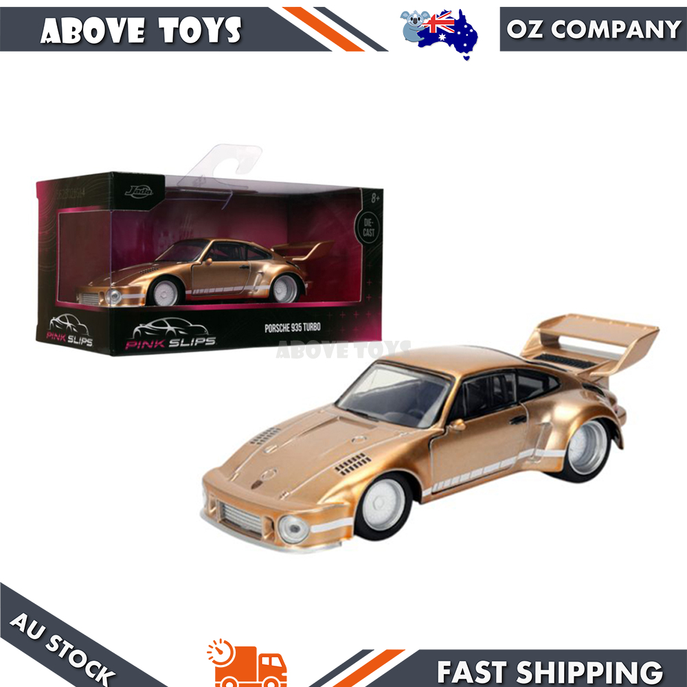 Jada 1:32 Scale Pink Slips Porsche 935 Turbo Gold Diecast Car | eBay
