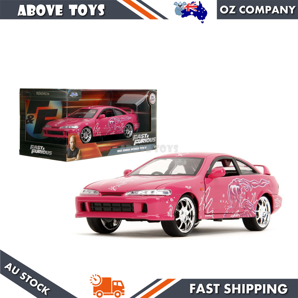 e Honda Integra Type-R (1995) ミニカー 1/24 Jada 1:24 Scale Fast & Furious 1995 Honda Integra Type R Diecast