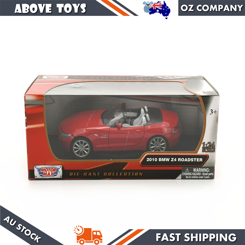 MotorMax 1:24 Scale 2010 BMW Z4 Roadster Red Diecast