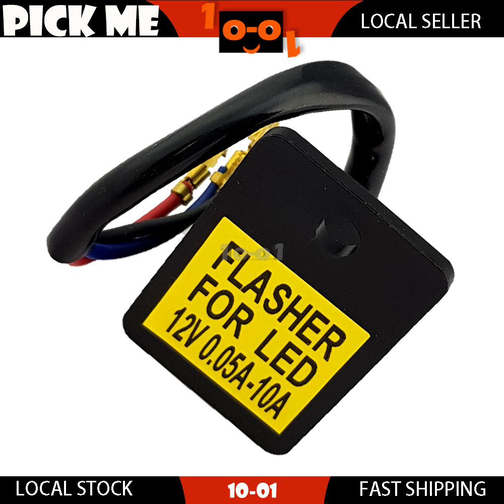 12V 3 PIN Inline LED INDICATOR FLASHER RELAY CAN 0.05A10A Fit HONDA eBay