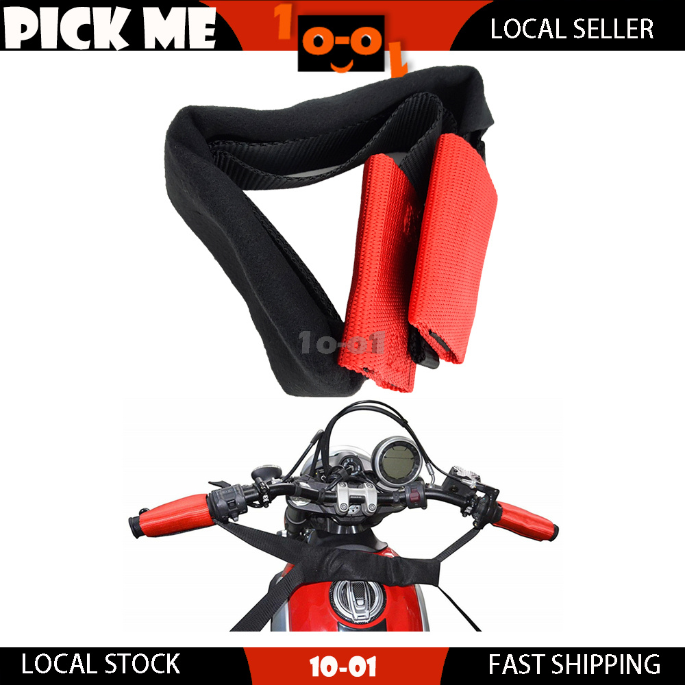 Motorcycle Handle Bar Harness Tie Down Straps Trailer Scooter Handlebar