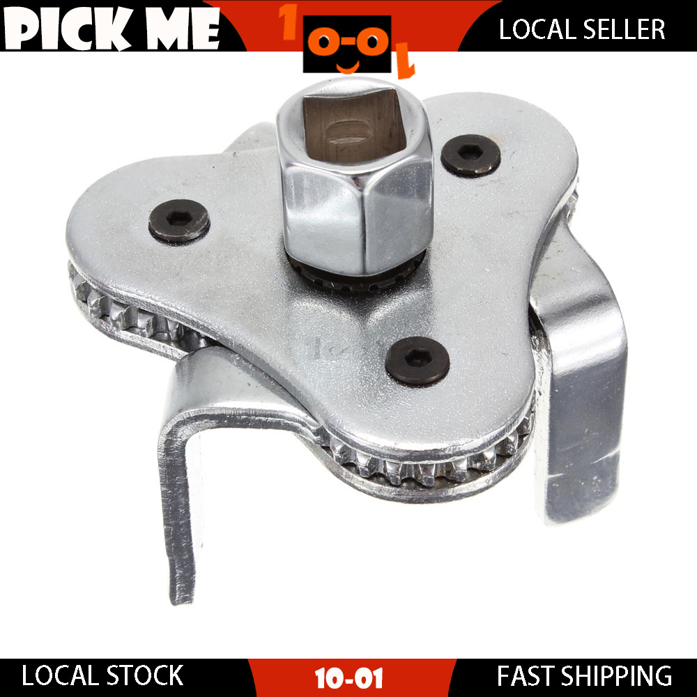 ミー Universal 3 Jaw Engine Oil Filter Removal Wrench Tool 2 3/8” – 4 5