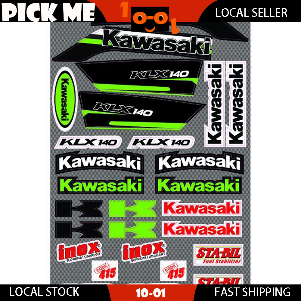 Sticker Kit For Kawasaki KLX140L 2008 2009 2010 2011 2012 Sticker Decal