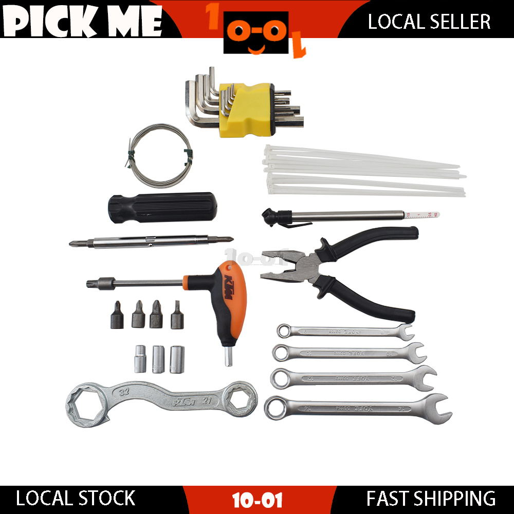 Motorcycle Dirt bike Trail Enduro Under Seat Tool Kit Set Wrap for KTM