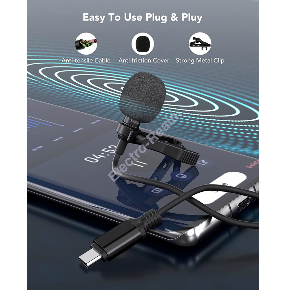Main Photo 5 for Clip-on Lapel Mini Lavalier Mic Microphone 3.5mm For Mobile Phone PC Recording