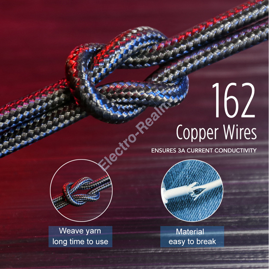 Main Photo 5 for Magnetic 3.0A Lightning/Type C/Micro Fast Charging Charger Cable iPhone Samsung