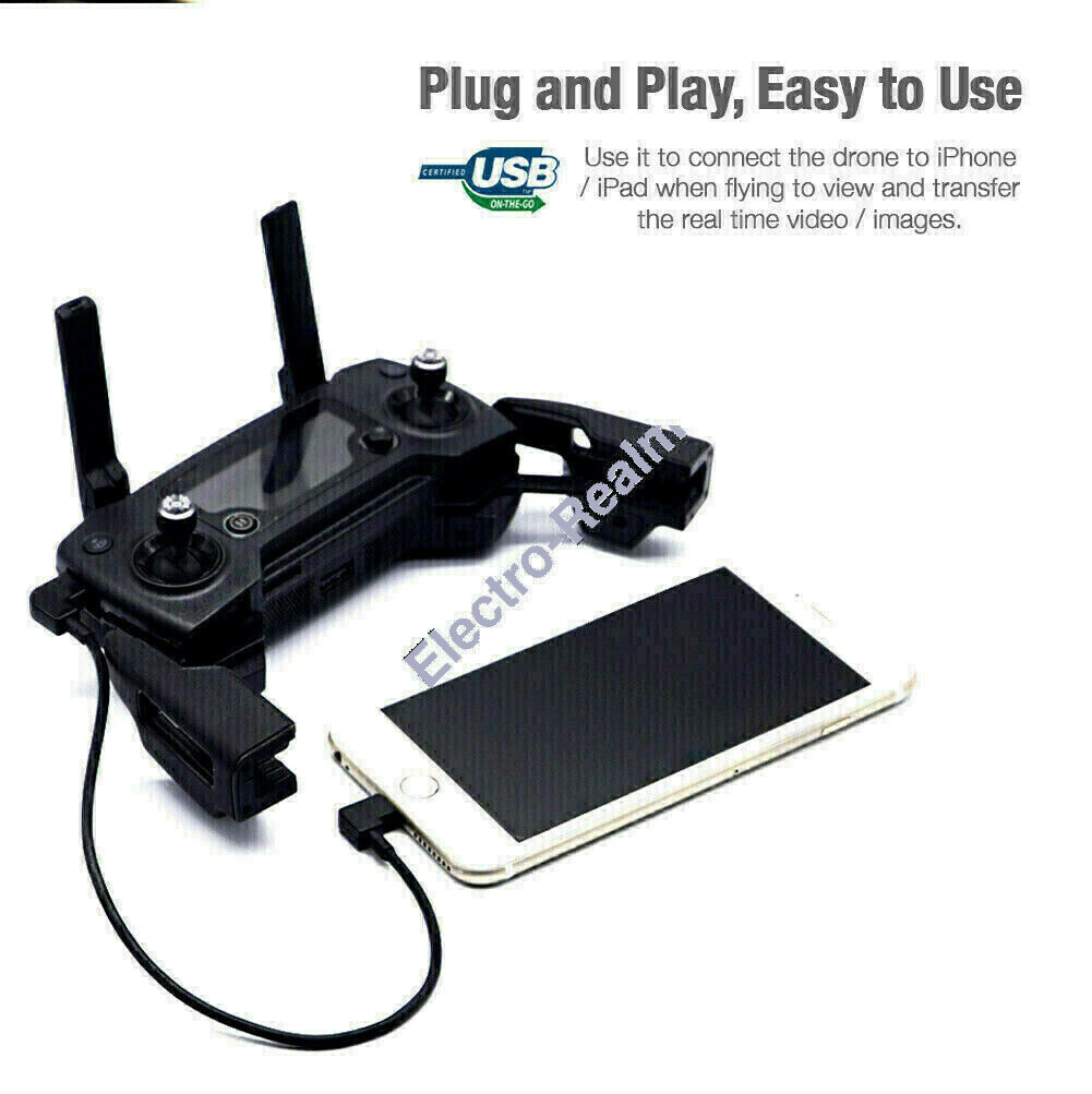 Main Photo 3 for DJI Spark Mavic Pro Remote Controller Elbow USB to Type-C/Android/iphone Cable