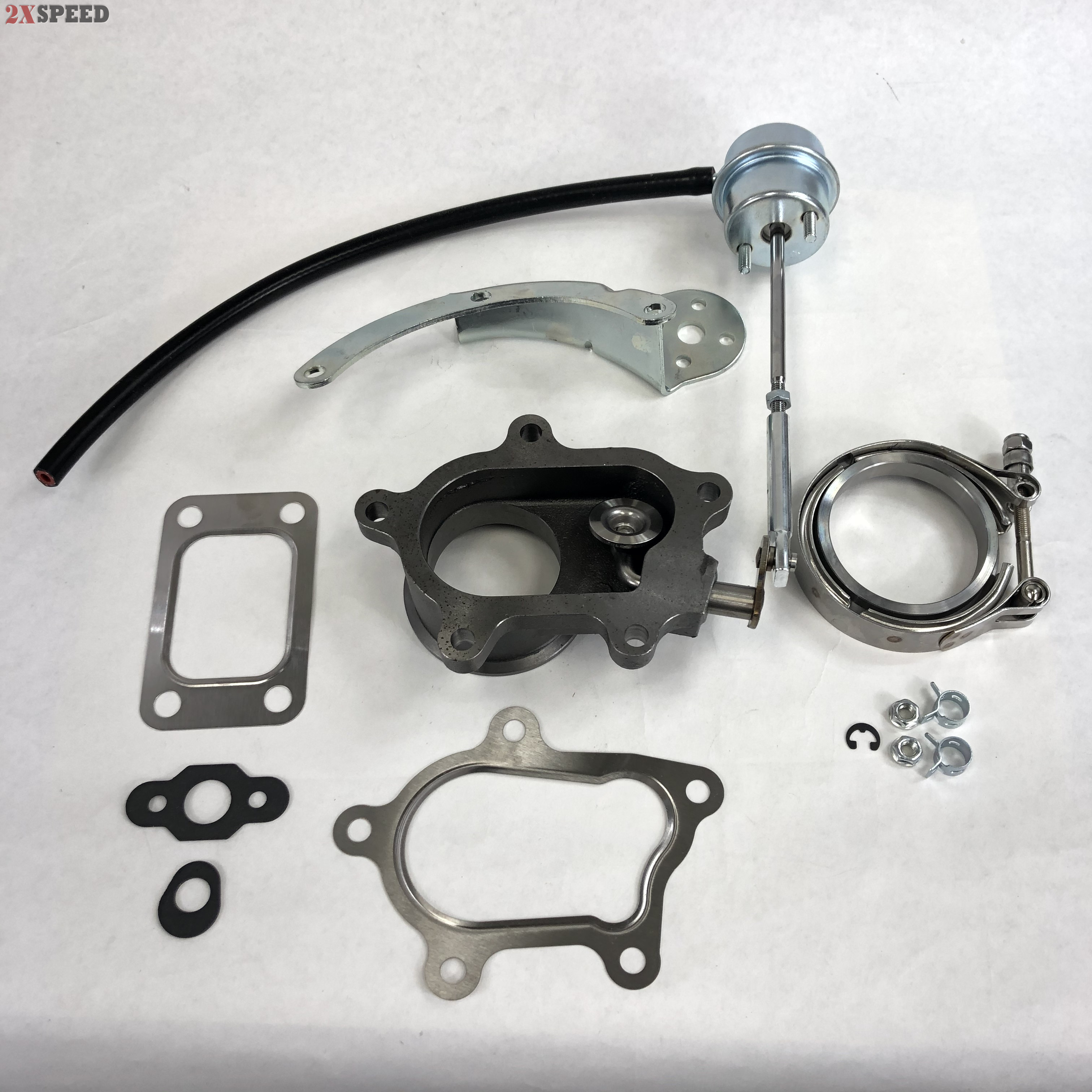 Internal Wastegate Conversion Kit T3T4 5-Bolt With Gasket 2.5" V-Band ...