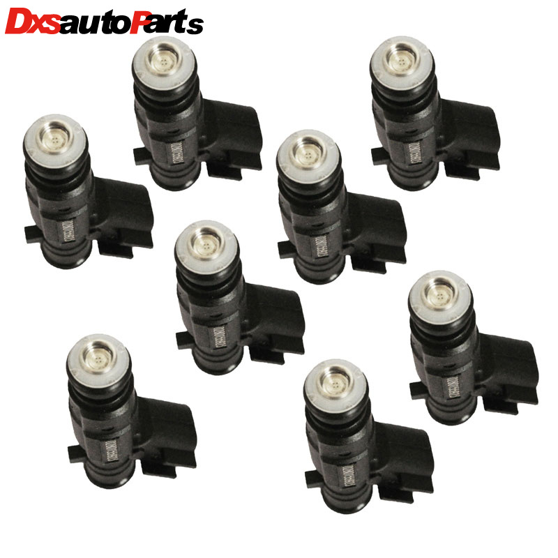 New ACDelco 12559036 GM Set of 8 Fuel Injectors For Cadillac,Oldsmobile and Pontiac 2000-2005