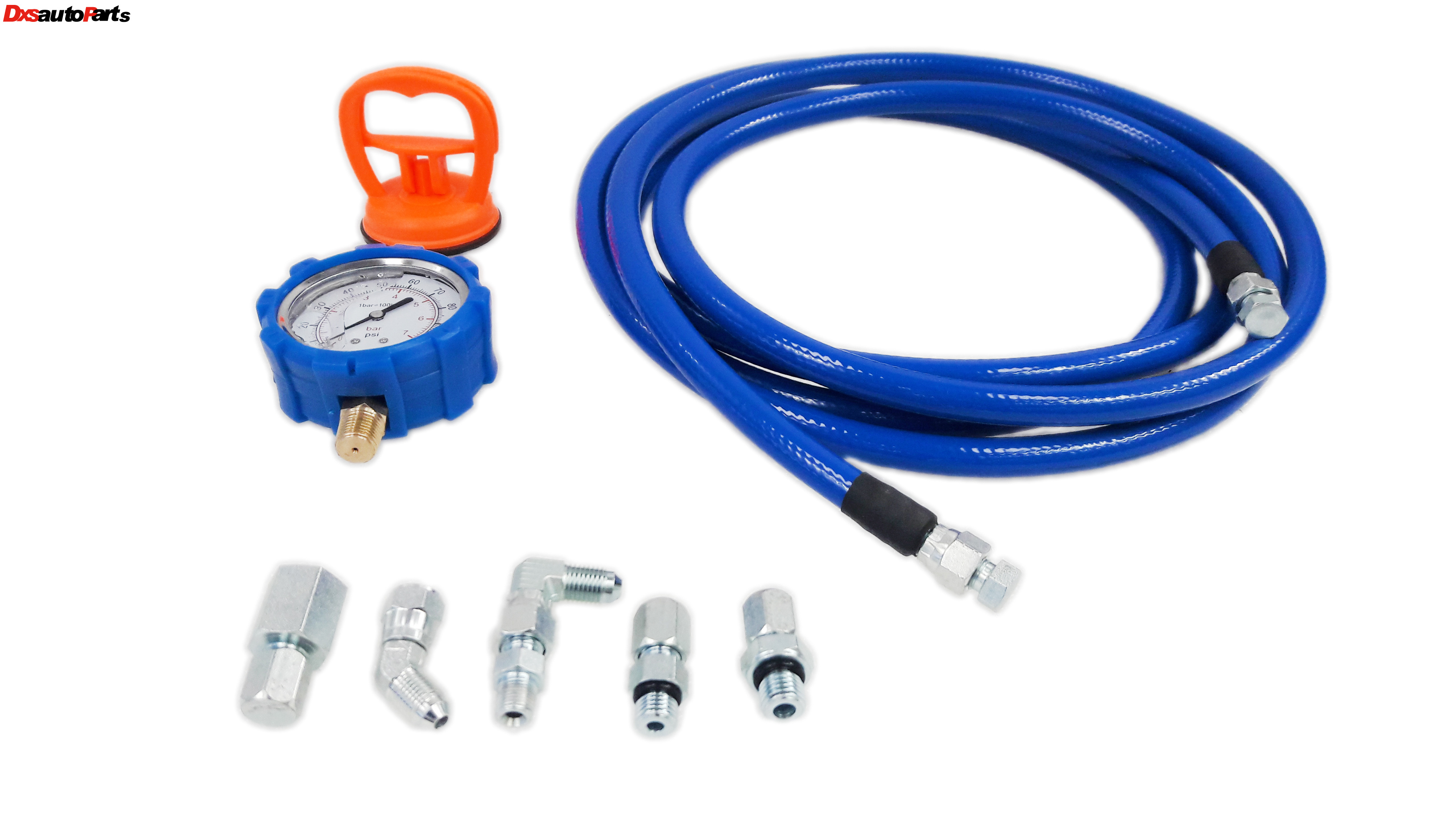 Fuel Pressure Tester Kit 100psi Mechanical For Universal Domestic