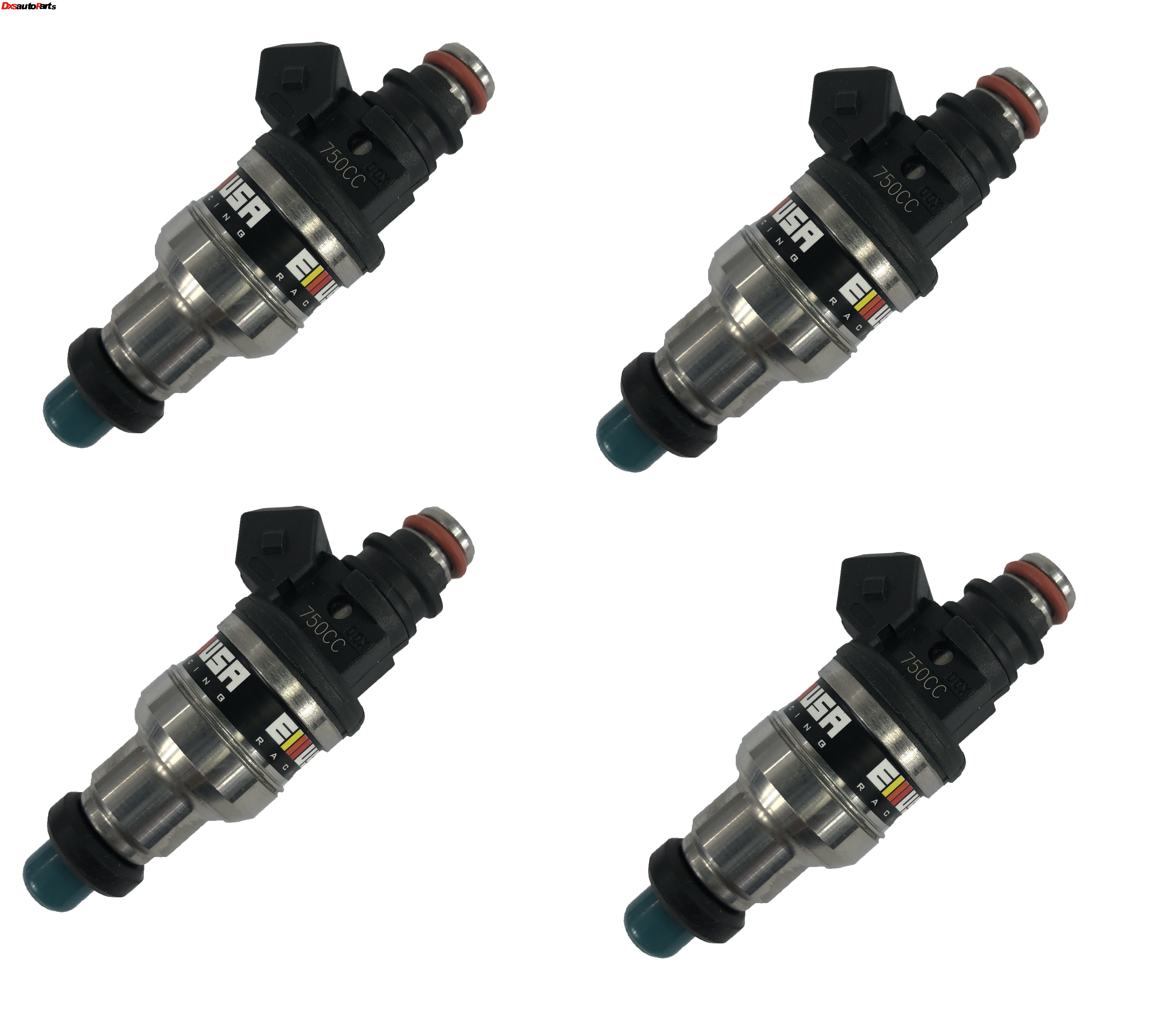 4 pcs of 750cc Fuel Injectors for 9296 B16 B18 B20 D16 D18 F22 H22