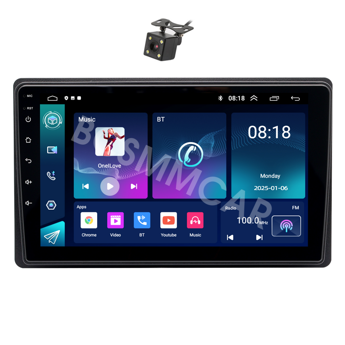 For Apple Carplay Android 14 Radio Player GPS RDS Cam Fit For SAAB