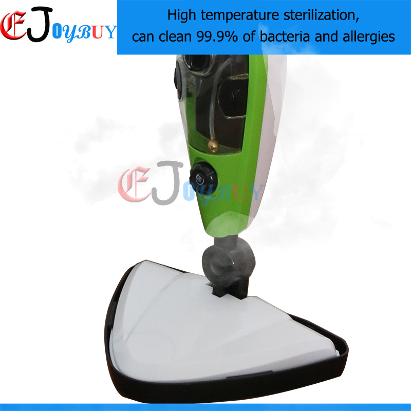 1300W 10 in 1 Steam Mop Kitchen Tile Wood Floor Carpet Handheld Cleaner