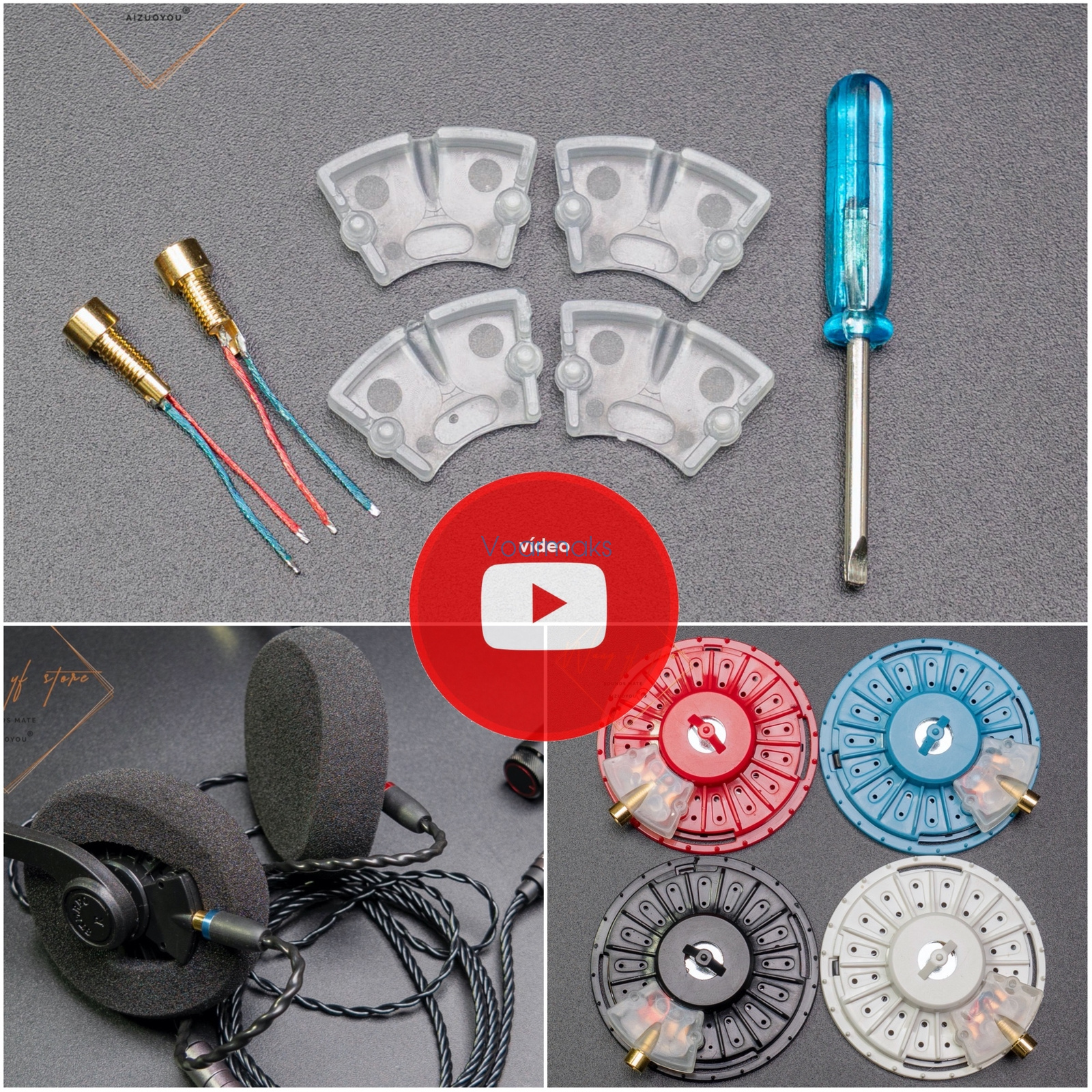 DIY MMCX Cover Cable For Koss Porta Pro Portapro Ear Pad Headband