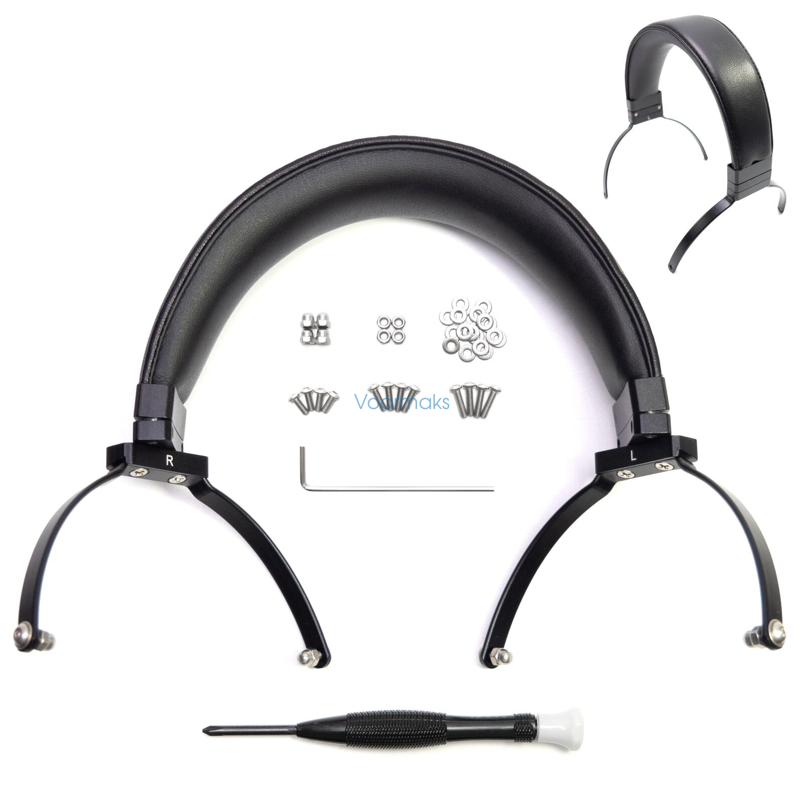 Lambskin Leather Metal Headband For Audeze LCD-2/2C/3/4/4Z/MX4/X