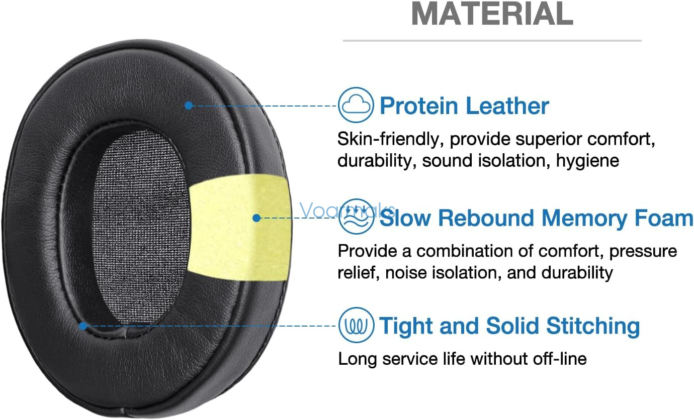 Replacement Ear Pads Compatible With Beyerdynamic Lagoon ANC Headphone