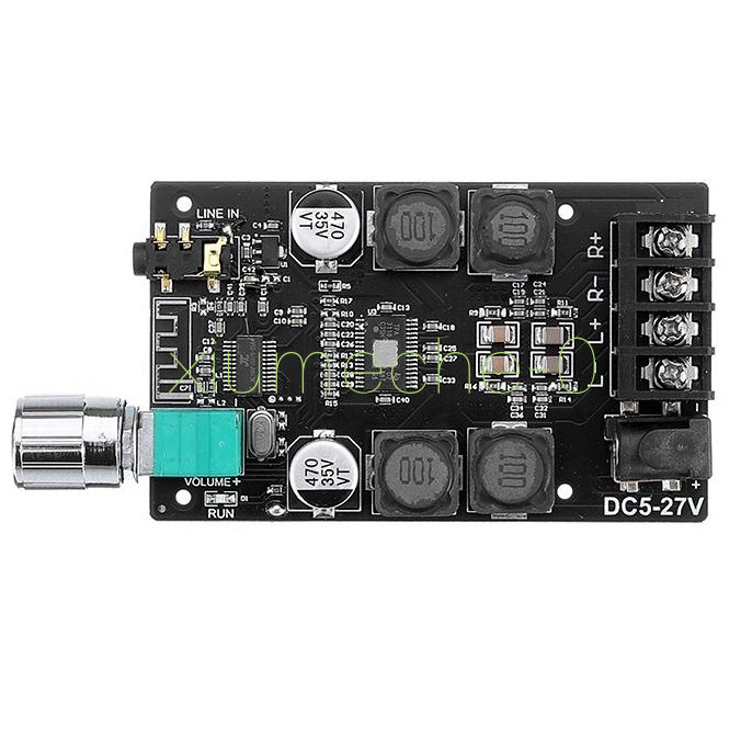AUX HIFI Power with Filter Digital Amplifier Stereo AMP TPA3116 2x50W Bluetooth