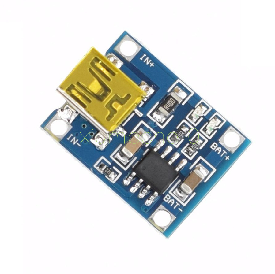 2pcs Mini USB 5V 1A Lithium Battery Charger Module Charging Board TP4056