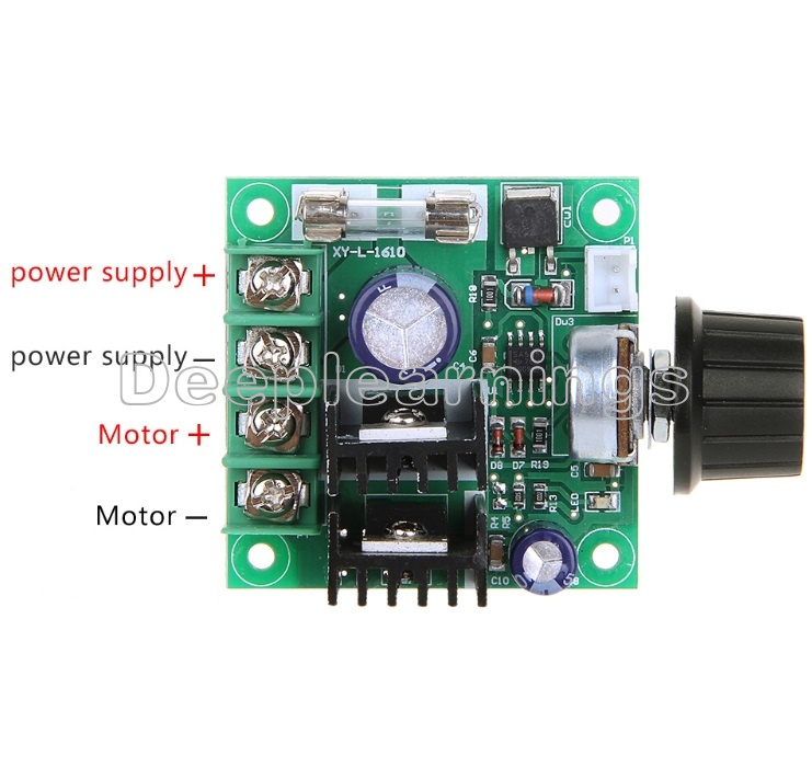12V~40V 10A PWM DC Motor Speed Control Switch Controller Volt Regulator DimmerS*
