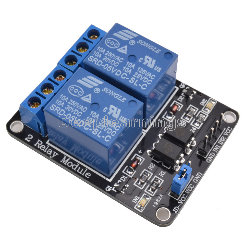 10PCS new 1 Channel 5V Relay Module with optocoupler for Arduino PIC ARM DSP AVR