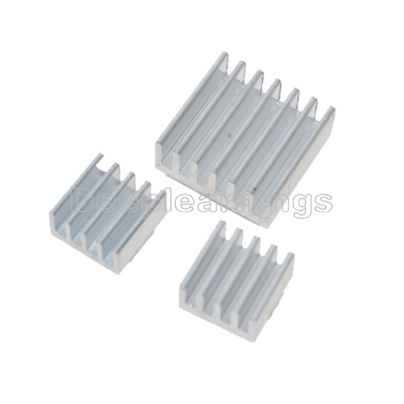 Details About 3pcs New One Set Aluminum Heatsink Cooler Adhesive Kit For Cooling Raspberry Pi
