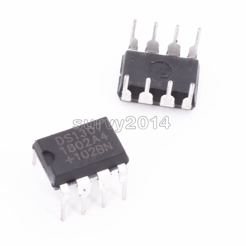 20 PCS DS1307 DS1307N DIP-8 RTC SERIAL 512K I2C Real-Time Clock IC