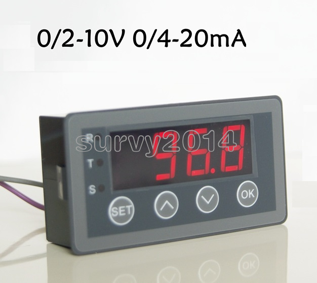 Display Meter Digitale 0-10V 0-20mA 2-10V 4-20mA – Ingresso Analogico, Universale, Made In China