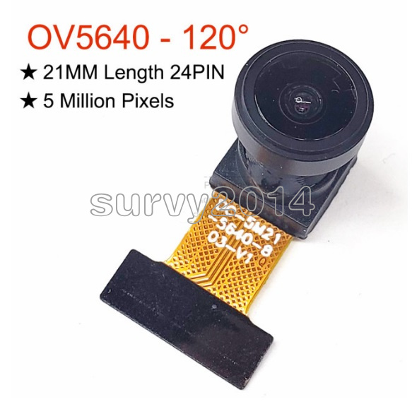 Modulo telecamera DVP 5MP ESP32-CAM OV5640 Obiettivo grandangolare OV5640 Obiettivo 5 Megapixel 65/100/120/130 per CAM ESP32 502 Modulo telecamera DVP 5MP ESP32-CAM OV5640 Obiettivo grandangolare OV5640 Obiettivo 5 Megapixel 65/100/120/130 per CAM ESP32 502