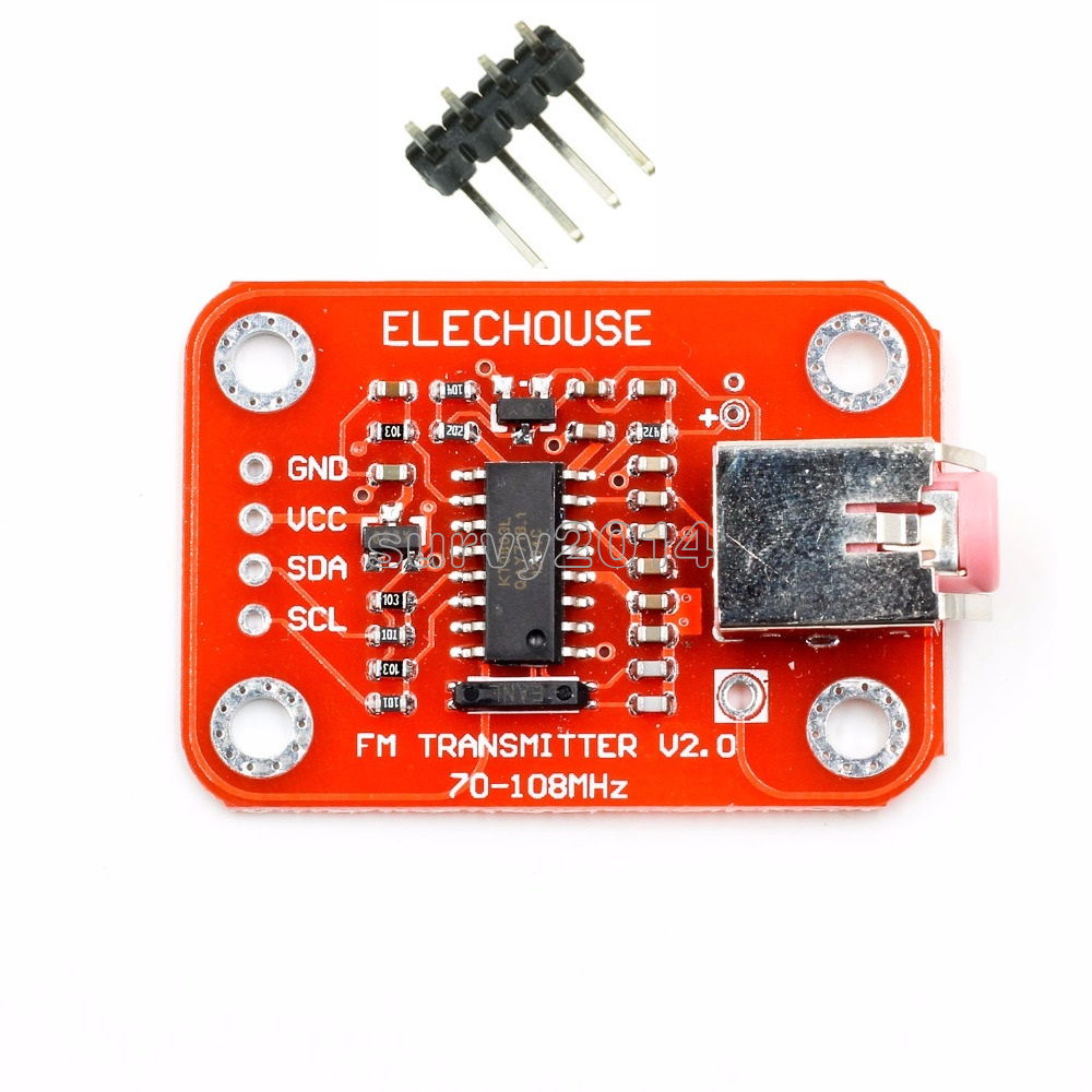 FM Radio Transmitter Module V2.0 For Build Your Own Radio Station New