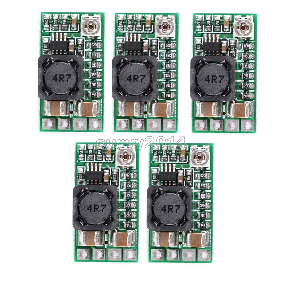10Pcs Step Down Power Supply Module Voltage Buck Converter Adjustable Board Mini DC-DC 12-24V to 5V 3A 1.8V 2.5V 3.3V 5V 9V 12V