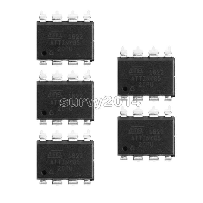 ATTINY85-20PU IC MCU 8BIT 8KB FLASH 8DIP in DIL housing 85-20PU
