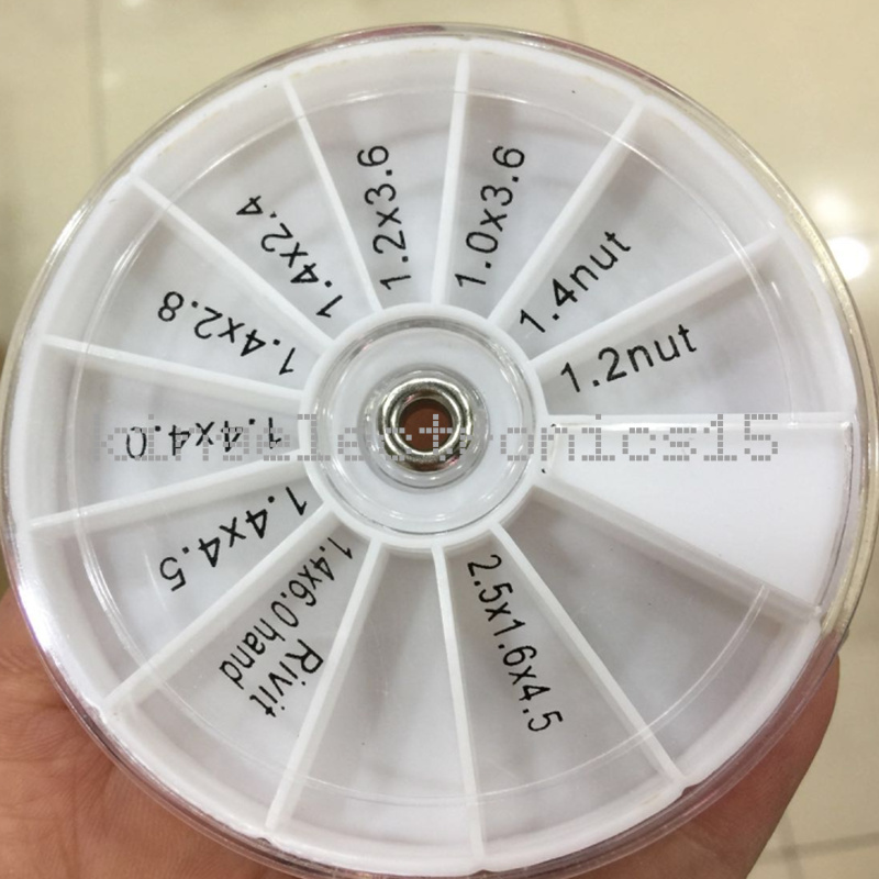 600 Pezzi Assortiti Di Viti E Dadi In Miniatura In Acciaio, Misure M1, M1.2, M1.4, M1.6