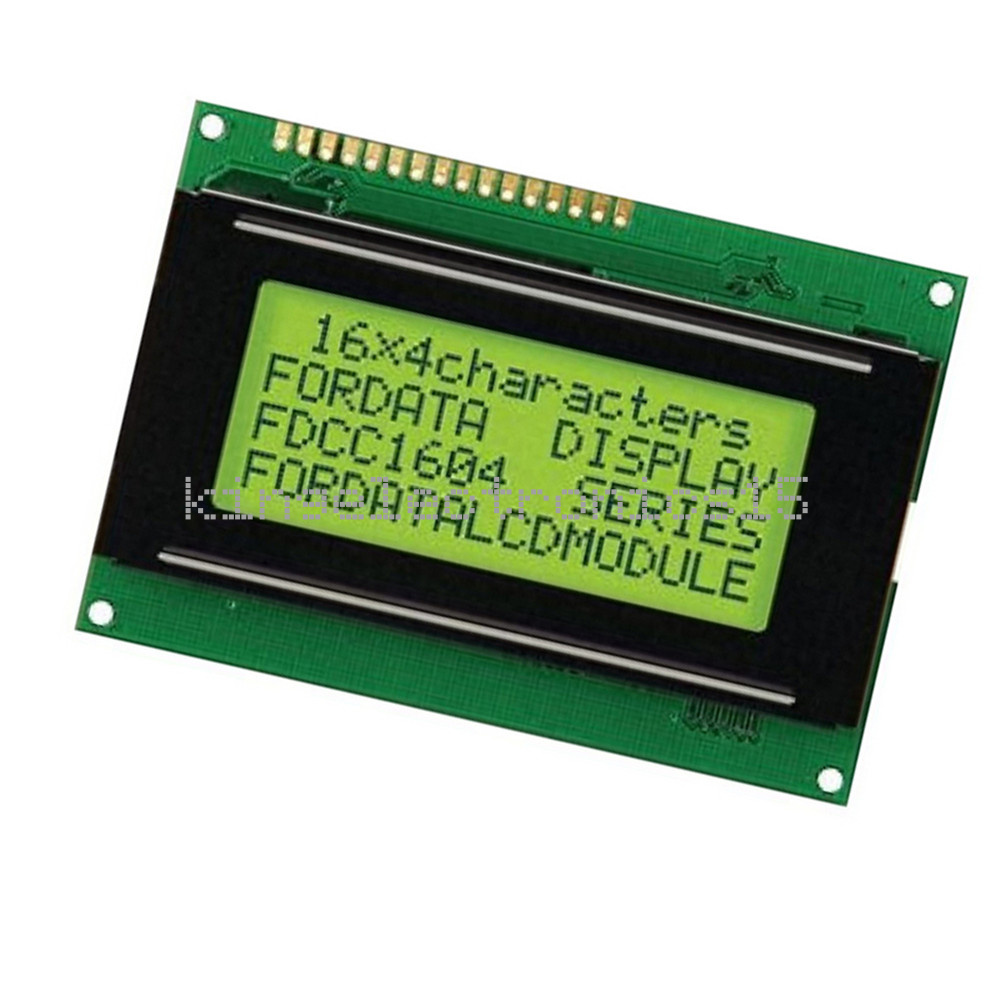 1PCS LCD 16x4 1604 Character LCD Display Module LCM Yellow Blacklight 5V