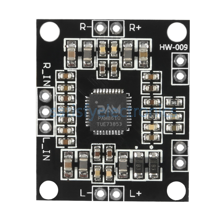 1PCS 12V PAM8610 2*15W Dual channel Stereo Class Digital Amplifier Board