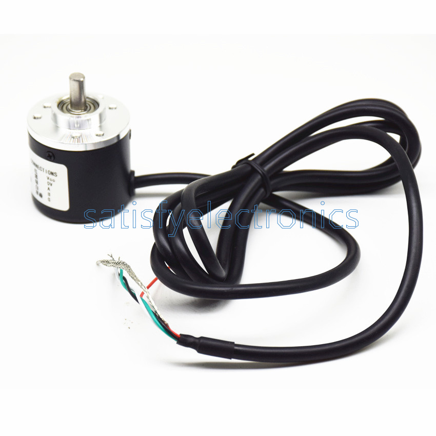 Encoder 6mm Shaft 600P//R Incremental Rotary AB phase for Length Measurement ED