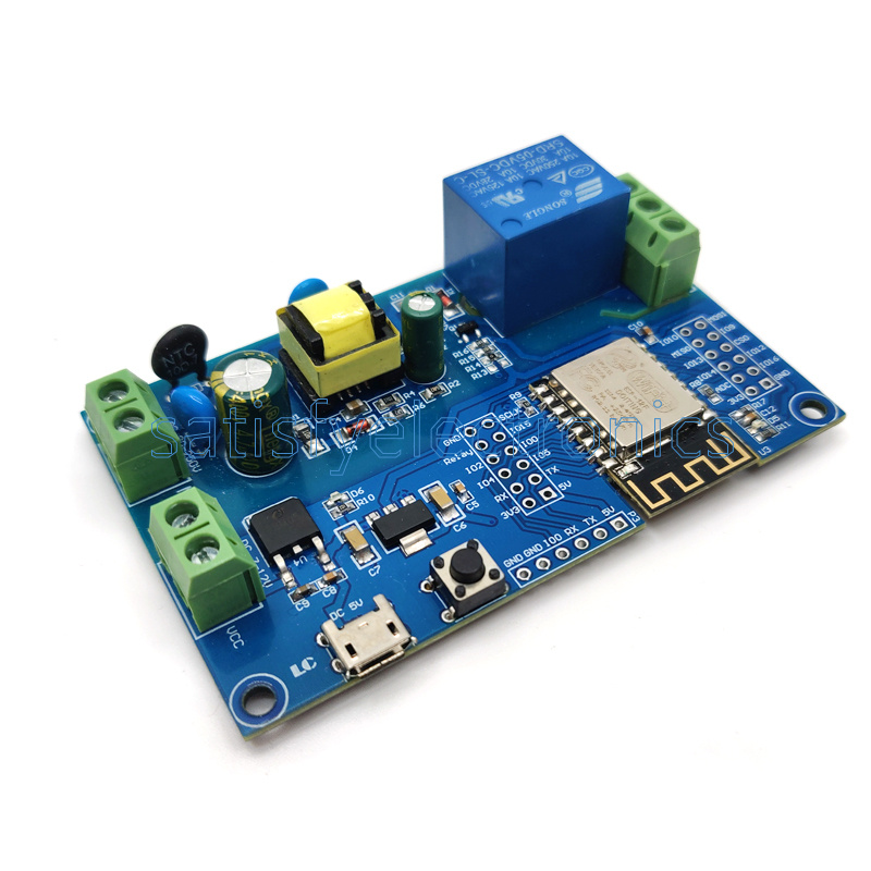 ESP8266 WIFI single-channel relay module ESP-12F development board AC ...