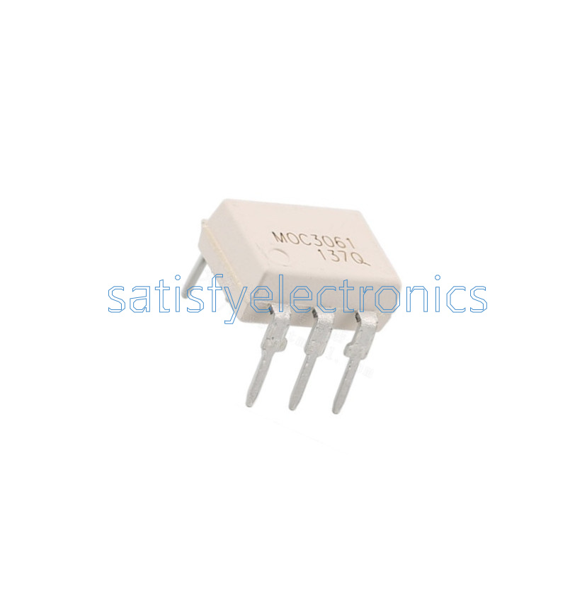 5pcs MOC3061 DIP-6 Zero-Cross Optoisolators Transistor