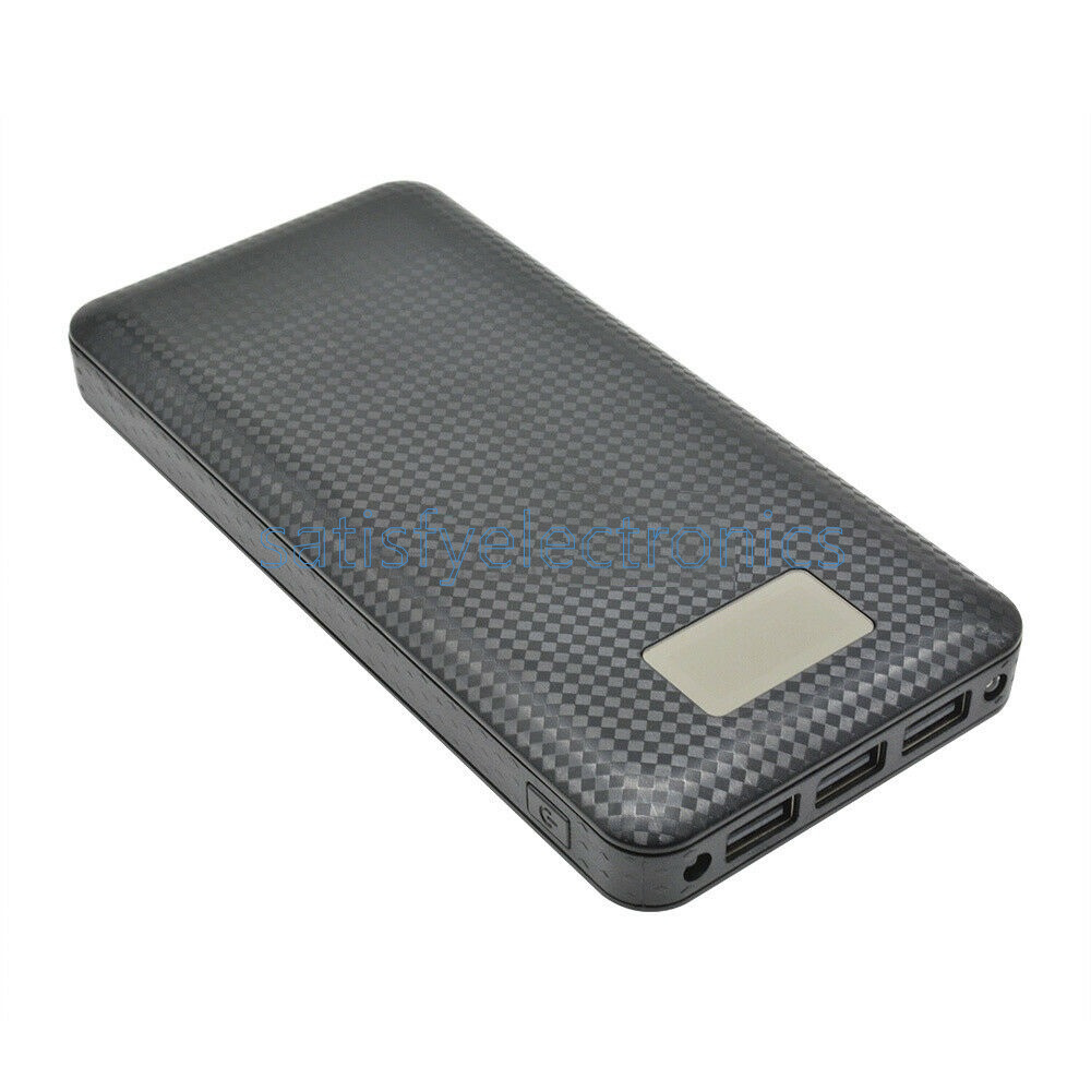 Mobile Power Bank 7S 18650 Case Battery Charger Box 5V 2.1A 3 USB LED DIY Kit