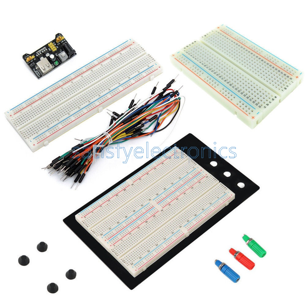 400//830 MB102 Point Breadboard 1660 Power Supply module W Jump Wire For Arduino