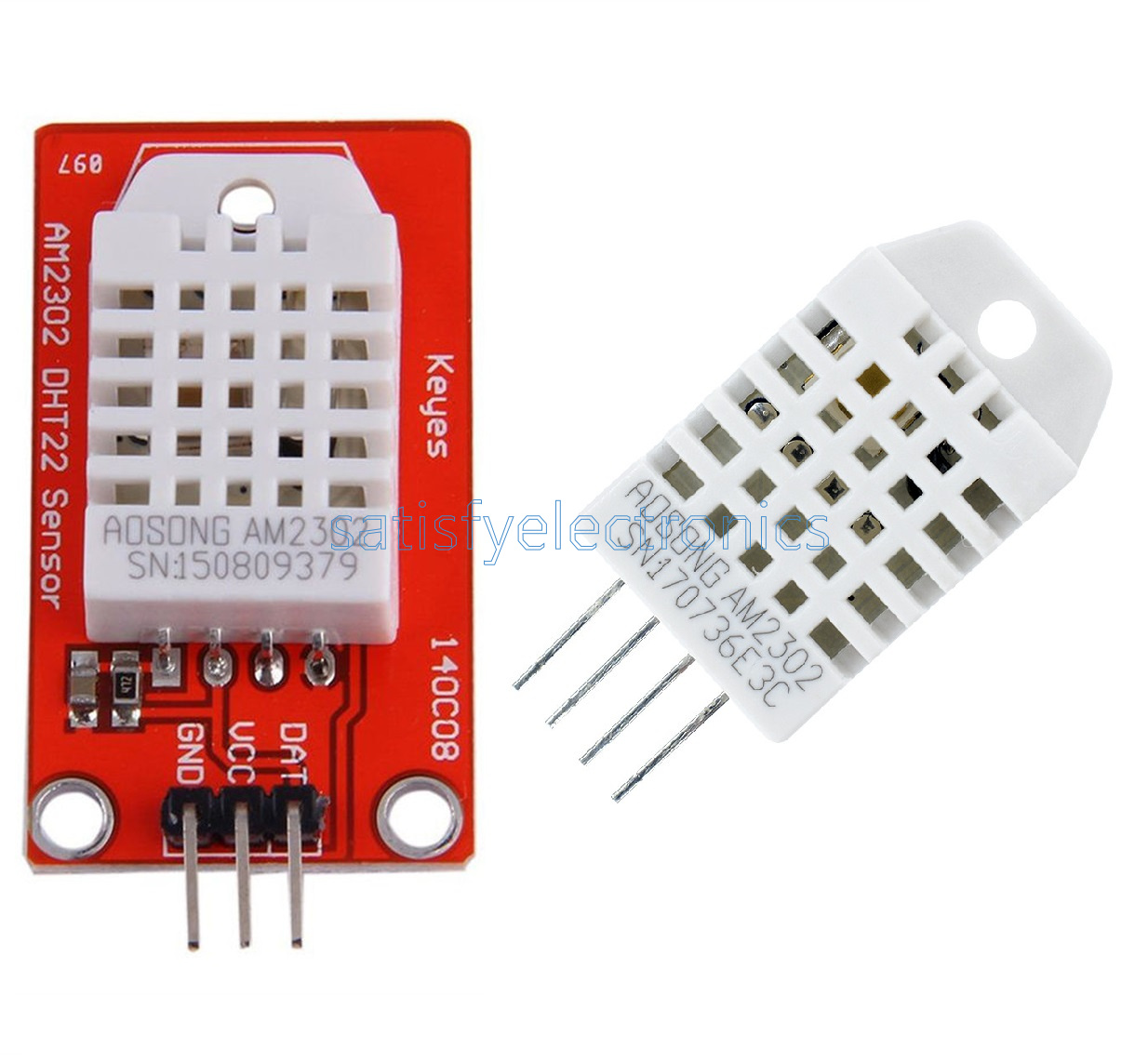 DHT22/AM2302 Digital Temperature And Humidity Sensor Module Replace SHT11 SHT15 DHT22/AM2302 Digital Temperature And Humidity Sensor Module Replace SHT11 SHT15
