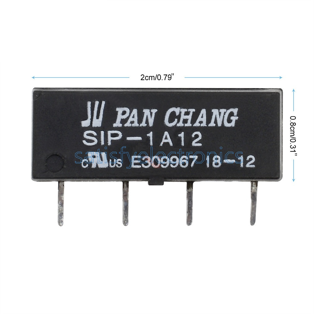 1//2//5//10PCS SIP-1A05 Dry Reed Switch Relay 5V 4PIN Relay For PAN CHANG Relay