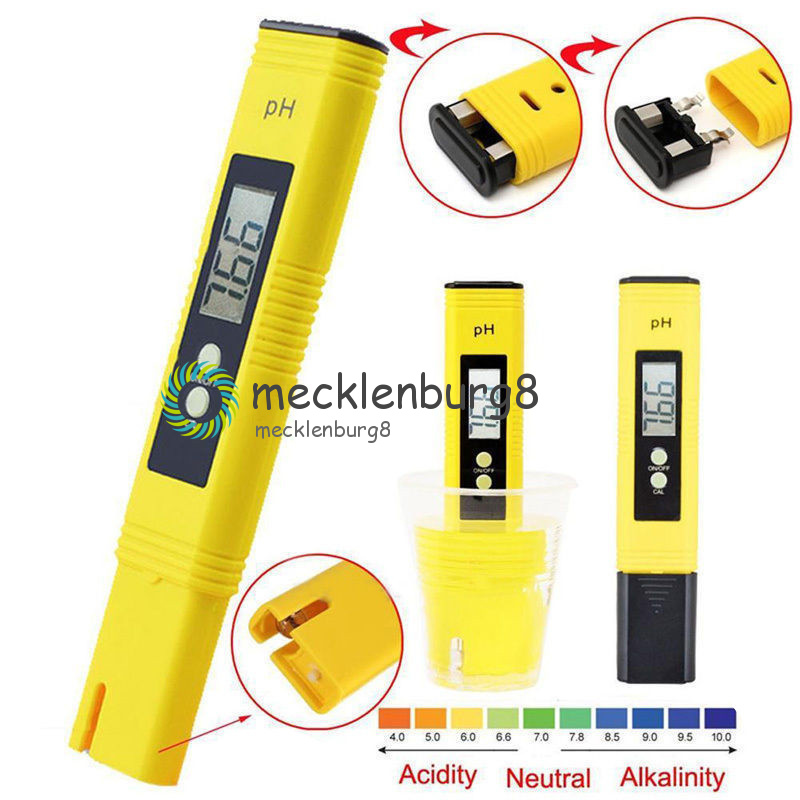 Digital LCD PH Messgerät Wassertester Messer Teste für Aquarium Pool Tester 0-14