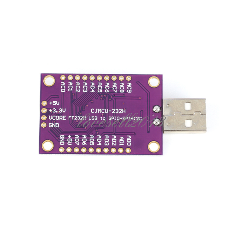 FT232H high-speed Multifunction USB to JTAG UART/ FIFO SPI/ I2C Module ...