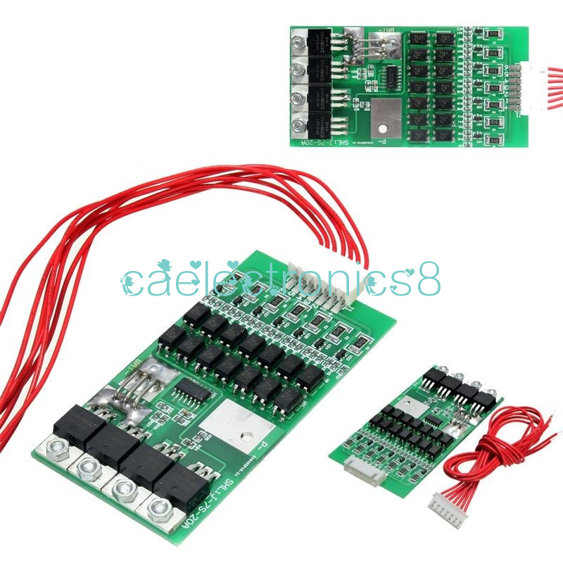 7s Cells 20A 24V W//Balancing Li-ion 18650 Battery BMS Protection Board L2KD
